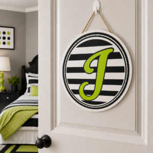 Personalized Wooden Door Sign
