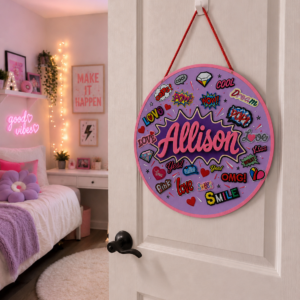 Personalized Teen Door Sign