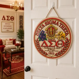 Custom Sorority Wooden Door Sign